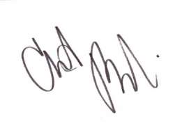 Christine Baranski Signature