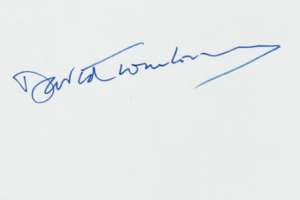 David Tomlinson Signature