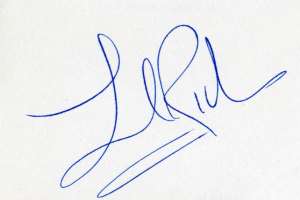 Lionel Richie Signature
