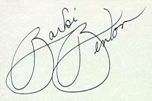 Barbi Benton Signature
