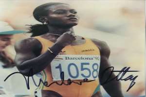 Merlene Ottey Signature