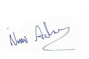 Nicola Adams Signature