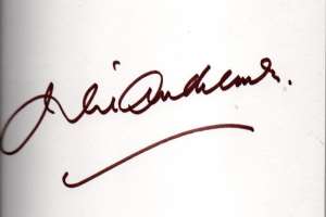 Julie Andrews Signature