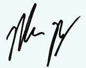 Matthew perry Signature