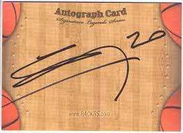 Manu Ginobili Signature