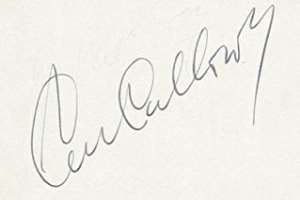 Cab Calloway Signature