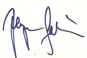 Zsa Zsa Gabor Signature