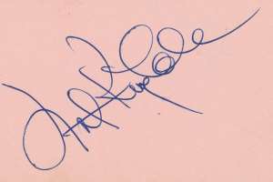 Nat King Cole Signature