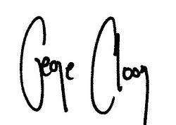 George Clooney Signature