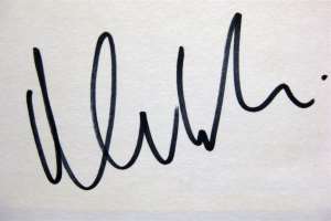 Matt Damon Signature