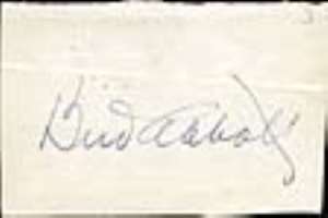 Bud Abbott Signature