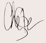 Chester Bennington Signature