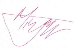 Mick Jagger Signature