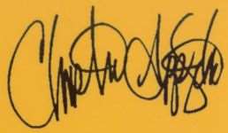 Christina Applegate Signature