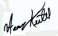 Harvey Keitel Signature