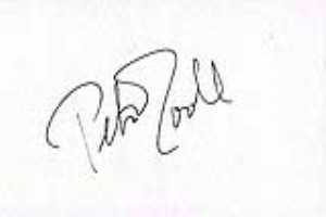 Peter O'Toole Signature