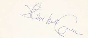 Steve McQueen Signature