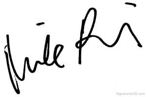 Mila Kunis Signature