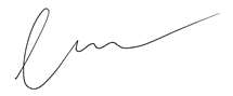 Lena Dunham Signature