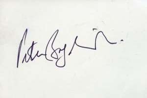 Peter Bogdanovich Signature
