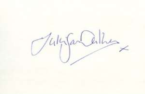 Julia Sawalha Signature