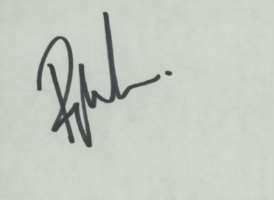 Ray Wilson Signature