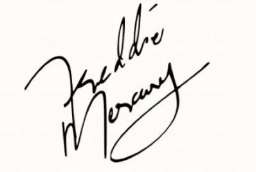 Freddie Mercury Signature