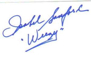 Isabel Sanford Signature