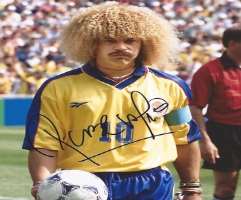 Carlos Valderrama Signature
