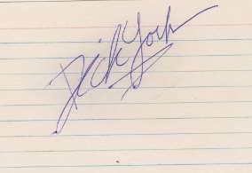 Dick York Signature