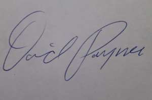 David Paymer Signature