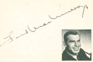 Fred MacMurray Signature