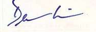 Dean Cain Signature