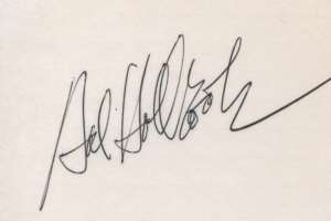 Hal Holbrook Signature