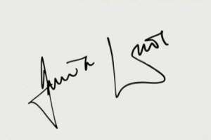 Damian Lewis Signature