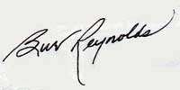 Burt Reynolds Signature