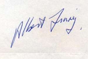 Albert Finney Signature