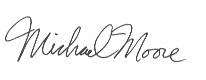 Michael Moore Signature