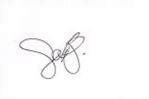 Jay Baruchel Signature