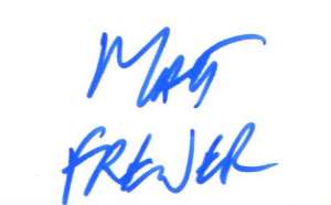 Matt Frewer Signature
