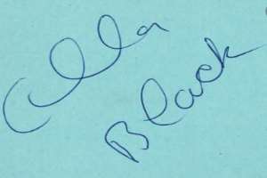 Cilla Black Signature