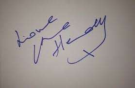 Una Healy Signature