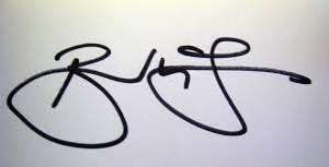 Bradley James Signature