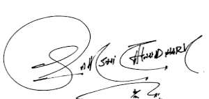Sakshi Chaudhary Signature