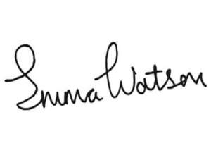 Emma Thompson Signature