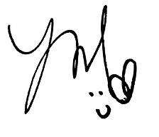 Yoon Ji sung Signature