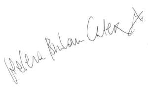 Helena Bonham Carter Signature