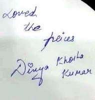 Divya Khosla Kumar Signature