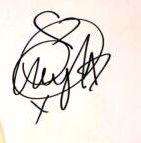 Cheryl (singer) Signature