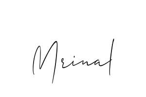 Mrinal Singh Signature